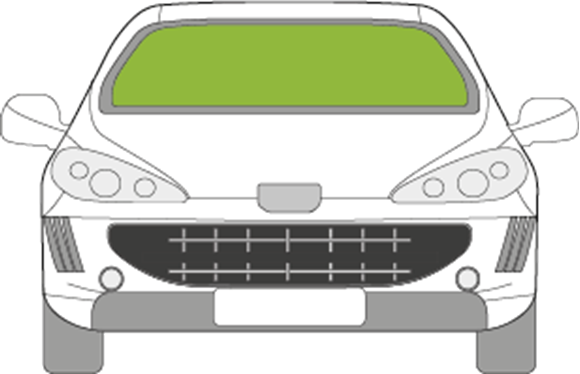 Afbeelding van Voorruit Peugeot 407 coupé sensor/GPS/zelfdimmende spiegel
