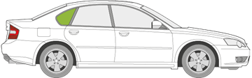 Afbeelding van Zijruit rechts Subaru Legacy sedan