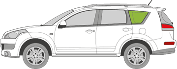 Afbeelding van Zijruit links Citroën C-crosser 