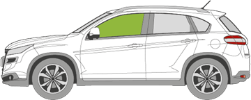 Afbeelding van Zijruit links Citroën C4 Aircross