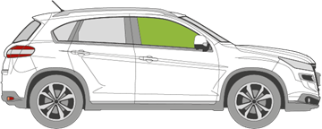 Afbeelding van Zijruit rechts Citroën C4 Aircross