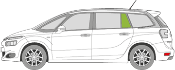 Afbeelding van Zijruit links Citroën C4 Grand Picasso