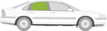 Afbeelding van Zijruit rechts Volvo S80 