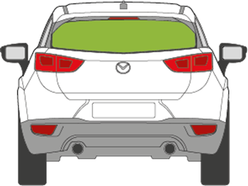 Afbeelding van Achterruit Mazda CX-3