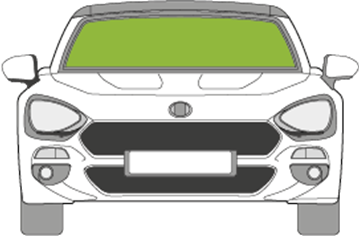 Afbeelding van Voorruit Fiat 124 Spider cabrio zonder sensor