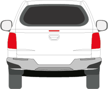 Afbeelding van Achterruit Fiat Fullback 2 deurs (DONKERE RUIT)