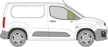 Afbeelding van Zijruit rechts Opel Combo  