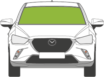 Afbeelding van Voorruit Mazda CX-3 2015-2016 2x camera/sensor