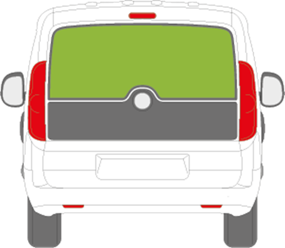 Afbeelding van Achterruit Fiat Doblo bestelwagen
