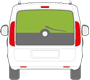 Afbeelding van Achterruit Fiat Doblo bestelwagen