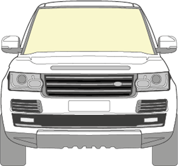 Afbeelding van Voorruit Range Rover coated 2015-2016 sensor verwarmd HUD 