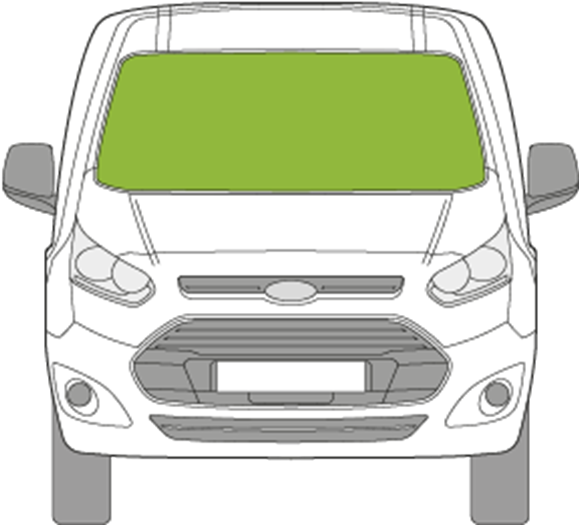 Afbeelding van Voorruit Ford Connect 2014-2018 schuifspiegel