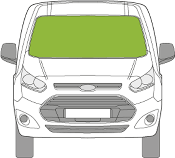 Afbeelding van Voorruit Ford Connect 2014-2018 schuifspiegel/sensor/verwarmd/camera/EMS