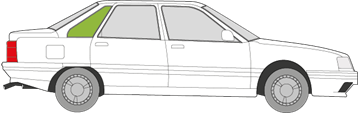 Afbeelding van Zijruit rechts Renault 21 