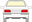 Afbeelding van Achterruit Peugeot 405 sedan (helder)