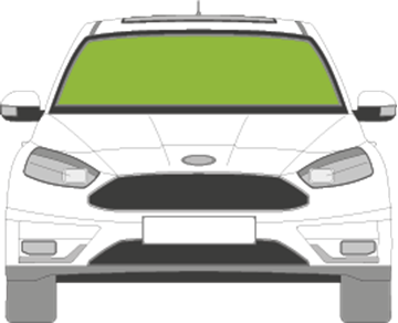 Afbeelding van Voorruit Ford Focus 5 deurs 2011-2018 verwarmd
