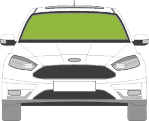 Afbeelding van Voorruit Ford Focus 5 deurs 2011-2018 verwarmd