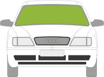 Afbeelding van Voorruit Audi 100 sedan met zonneband