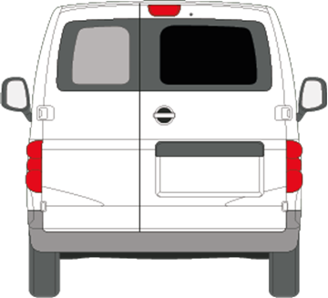 Afbeelding van Achterruit rechts Nissan NV200 (DONKERE RUIT)