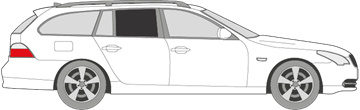 Afbeelding van Zijruit rechts BMW 5-serie break (DONKERE RUIT)