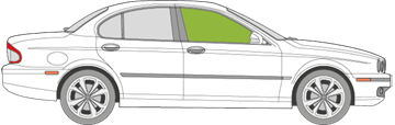 Afbeelding van Zijruit rechts Jaguar X-Type