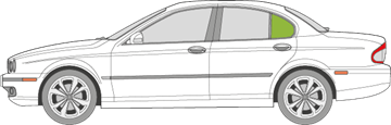 Afbeelding van Zijruit links Jaguar X-Type