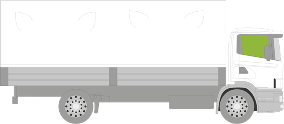 Afbeelding van Zijruit rechts Scania 4-serie 