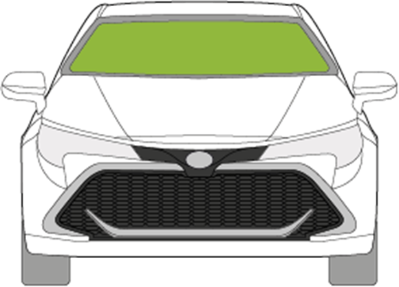 Afbeelding van Voorruit Toyota Corolla sedan camera/verwarmd