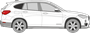Afbeelding van Zijruit rechts BMW X1 (DONKERE RUIT)
