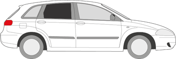 Afbeelding van Zijruit rechts Fiat Croma (DONKERE RUIT) 