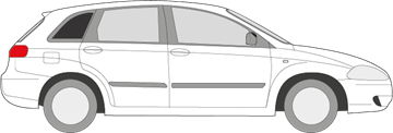Afbeelding van Zijruit rechts Fiat Croma (DONKERE RUIT)