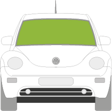 Afbeelding van Voorruit Volkswagen Beetle zonneband sensor