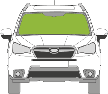 Afbeelding van Voorruit Subaru Forester sensor camera verwarmd