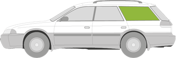 Afbeelding van Zijruit links Subaru Legacy