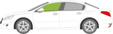Afbeelding van Zijruit links Peugeot 508 sedan