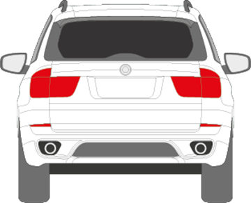 Afbeelding van Achterruit BMW X5 (DONKERE RUIT)