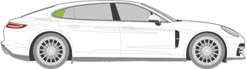 Afbeelding van Zijruit rechts Porsche Panamera 