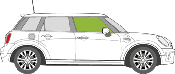 Afbeelding van Zijruit rechts Mini 5 deurs hatchback