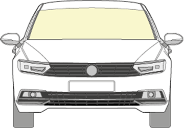 Afbeelding van Voorruit VW Passat sedan solar sensor camera verwarmd  