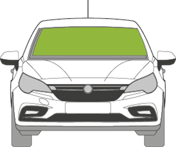 Afbeelding van Voorruit Opel Astra break 2019-2021 sensor 