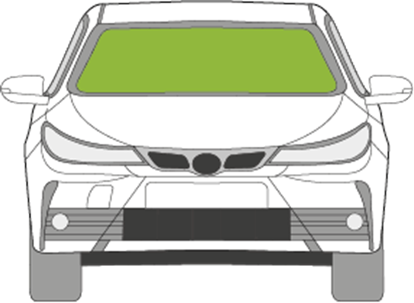 Afbeelding van Voorruit Toyota Corolla sedan sensor