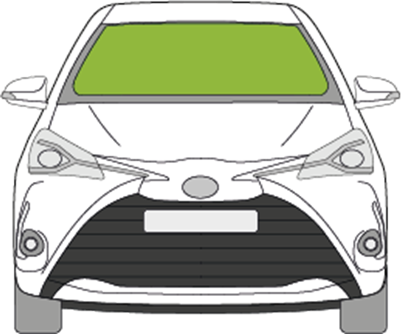 Afbeelding van Voorruit Toyota Yaris 5 deurs sensor