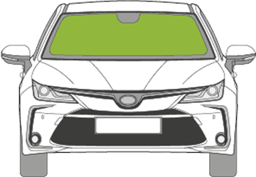 Afbeelding van Voorruit Toyota Corolla sedan