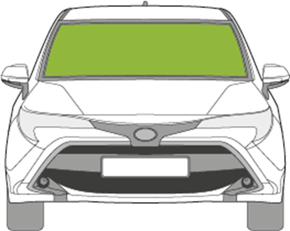 Afbeelding van Voorruit Toyota Corolla 5 deurs 