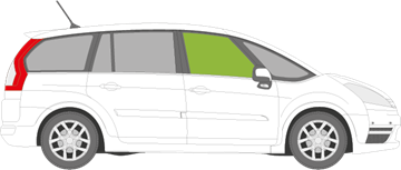 Afbeelding van Zijruit rechts Citroën C4 Grand Picasso 