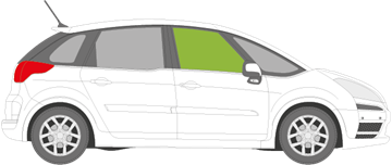 Afbeelding van Zijruit rechts Citroën C4 Grand Picasso 