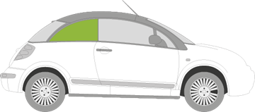 Afbeelding van Zijruit rechts Citroën C3 Pluriel