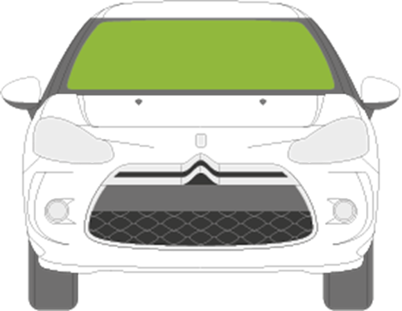 Afbeelding van Voorruit Citroën DS3 sensor (rechthoek)
