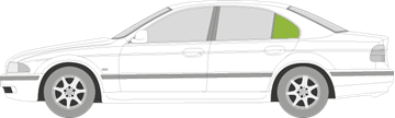 Afbeelding van Zijruit links BMW 5-serie sedan