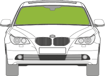 Afbeelding van Voorruit BMW 5-serie sedan 2003-2007 sensor/HUD